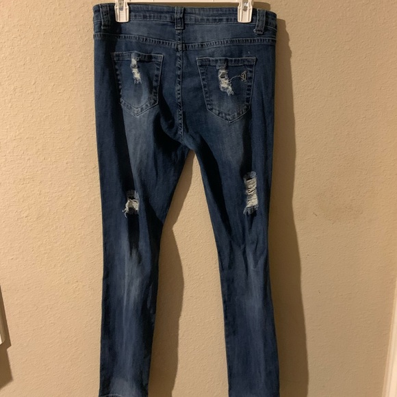 Be Mine Distressed Jeans - Picture 2 of 3
